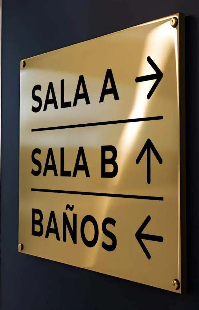 Señalética de salas